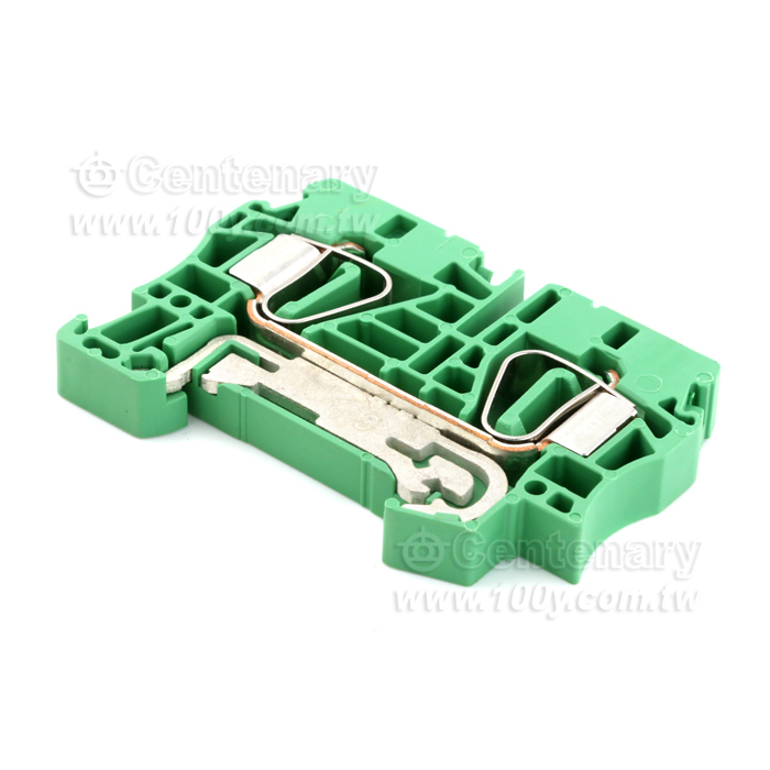 Connection block Din track, channel 2pin push-in - 146584 Product Image