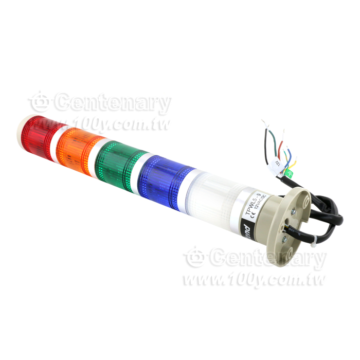 φ50 盤式5層警示燈 12V - 92312 產品圖片