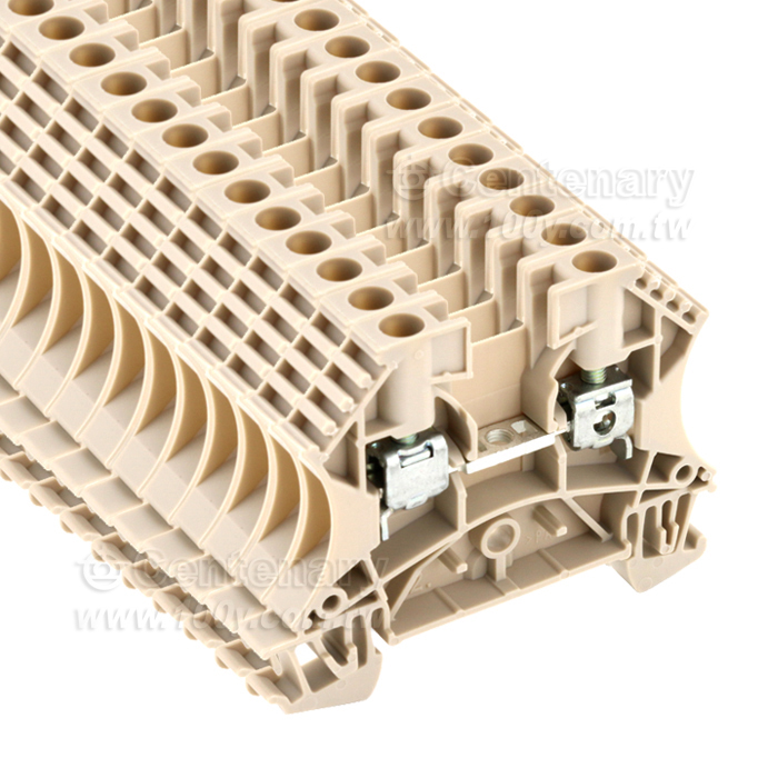 Feed-through terminal, 4 mm2, Screw connection, - 146617 Product Image