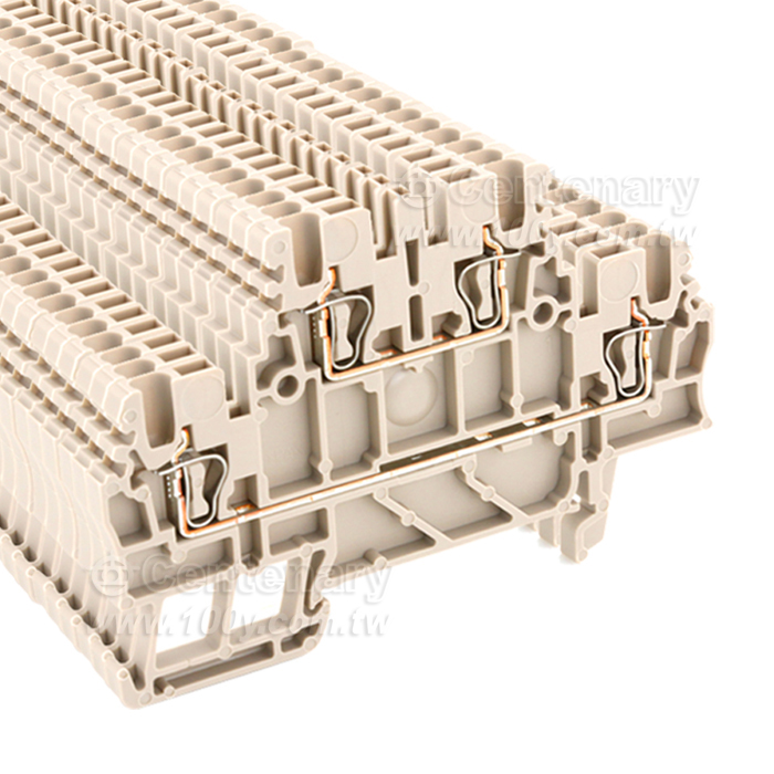 Wiring block Din track 4Pin - 146658 Product Image