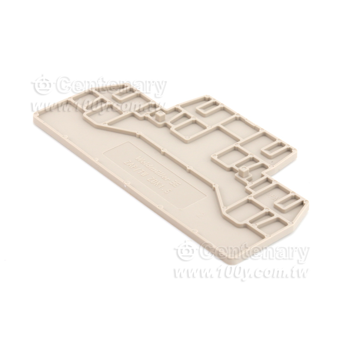 End plate, rail type - 146659 Product Image