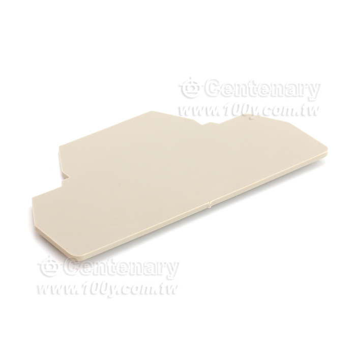 End plate, rail type - 146660 Product Image