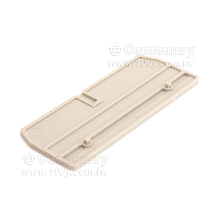 End plate, rail type - 146661 Product Image