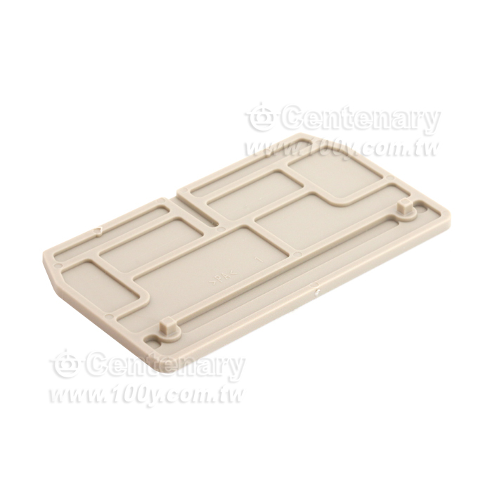 End plate, rail type - 146662 Product Image