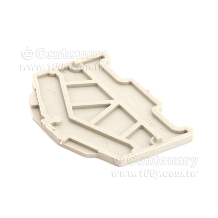 End plate, rail type - 146663 Product Image