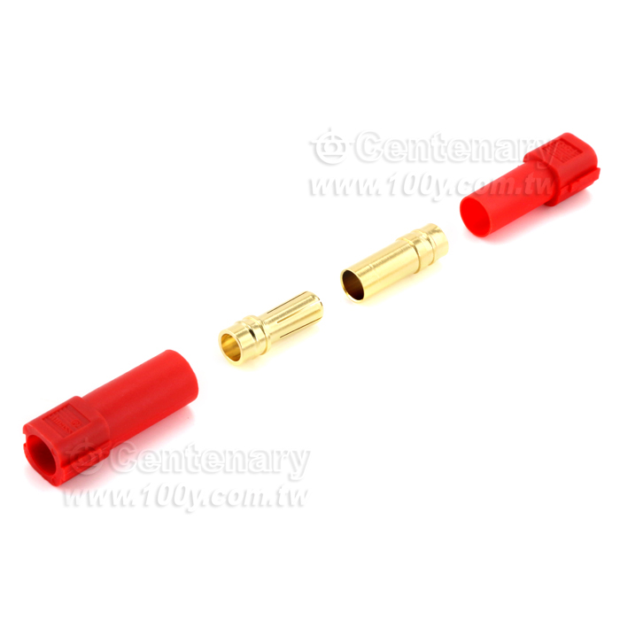 6MM gold-plated banana male head - 146444 Product Image