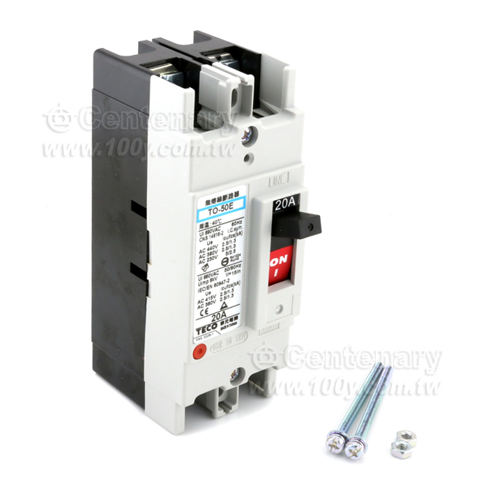 東元 斷路開關 2P20A - 147747 產品圖片