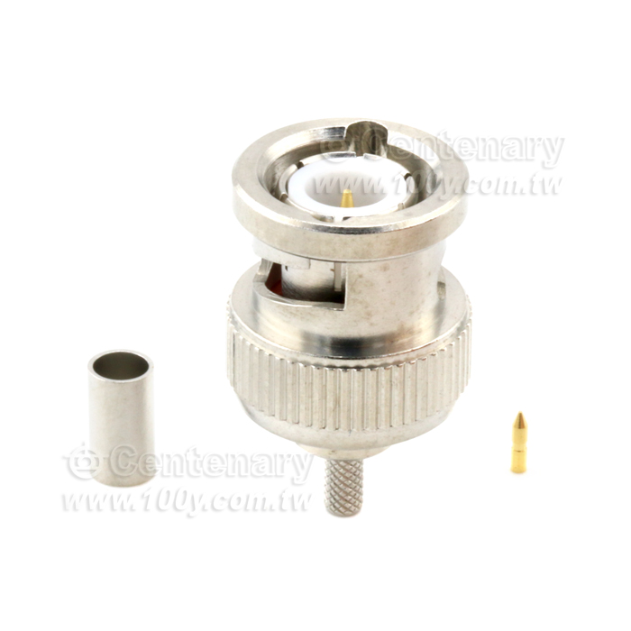 BNC Plug Crimp For RD316,RD316-FEP; 1.8GHz VSWR 1.2 - 147209 Product Image