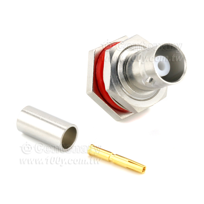 BNC Jack Crimp Bulkhead 1GHz - 147222 Product Image