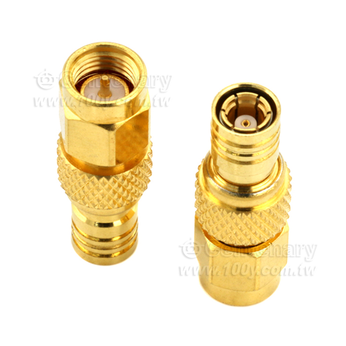 SMA Plug To SMB Plug Brass Gold 4GHz - 147020 產品圖片