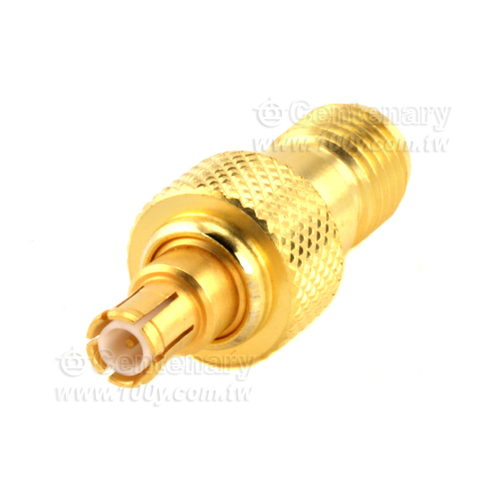 SMA Jack To MCX Plug Brass Gold 6GHz - 147031 產品圖片