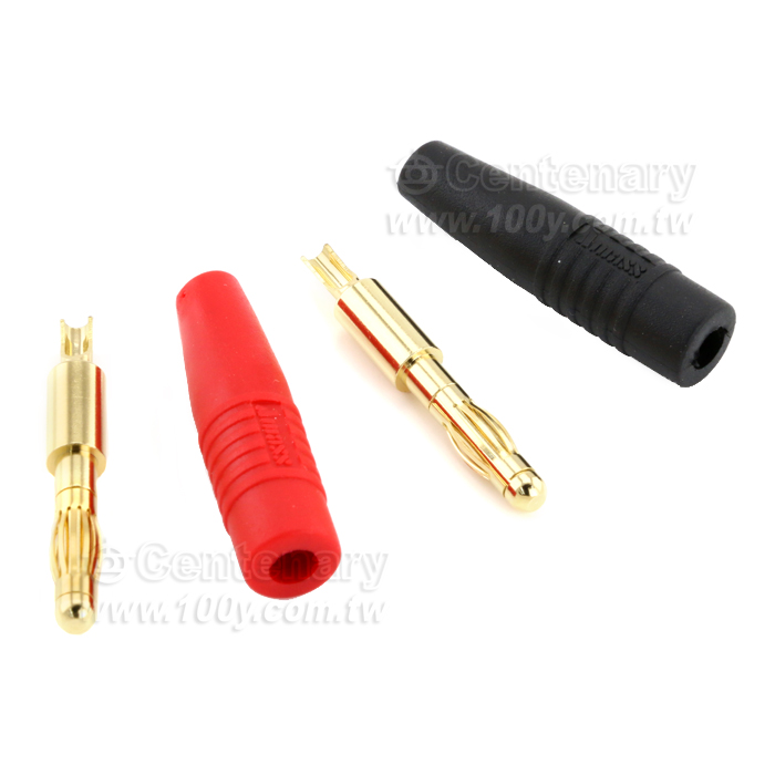 4.0mm red rubber sheathed banana plug - 147751 Product Image