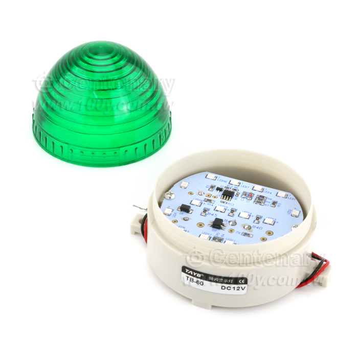 LED/警示燈頻閃TB-60 小型警示燈-12V-綠 - 147323 產品圖片