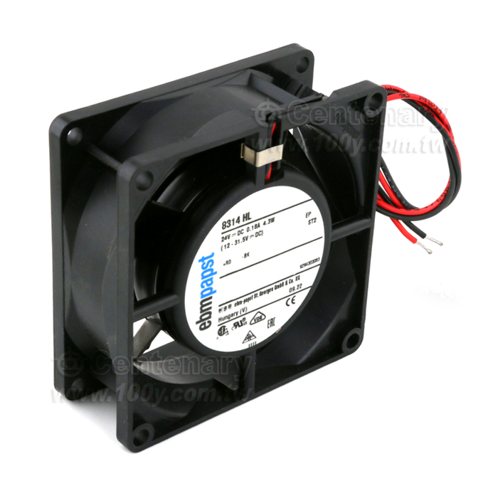 ebm-papst_24VDC  80x80x32mm 4200RPM - 147538 產品圖片