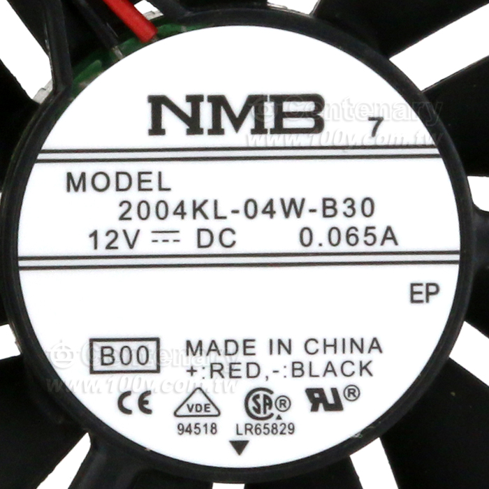 NMB_DC12V 2線 50*50*10mm 3500r/min  0.78W - 146858 產品圖片