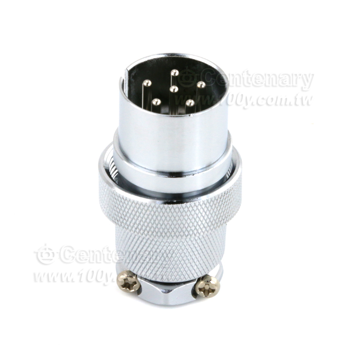 "七星電纜接頭" 6P公插頭 5A250V - 61376 產品圖片