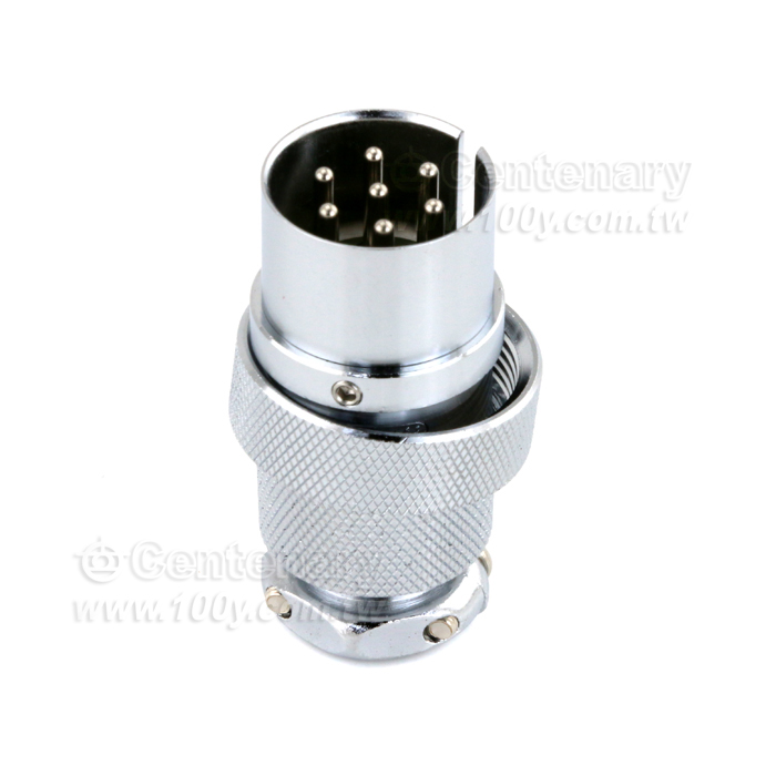 "七星電纜接頭" 7P公插頭 5A250V - 62435 產品圖片