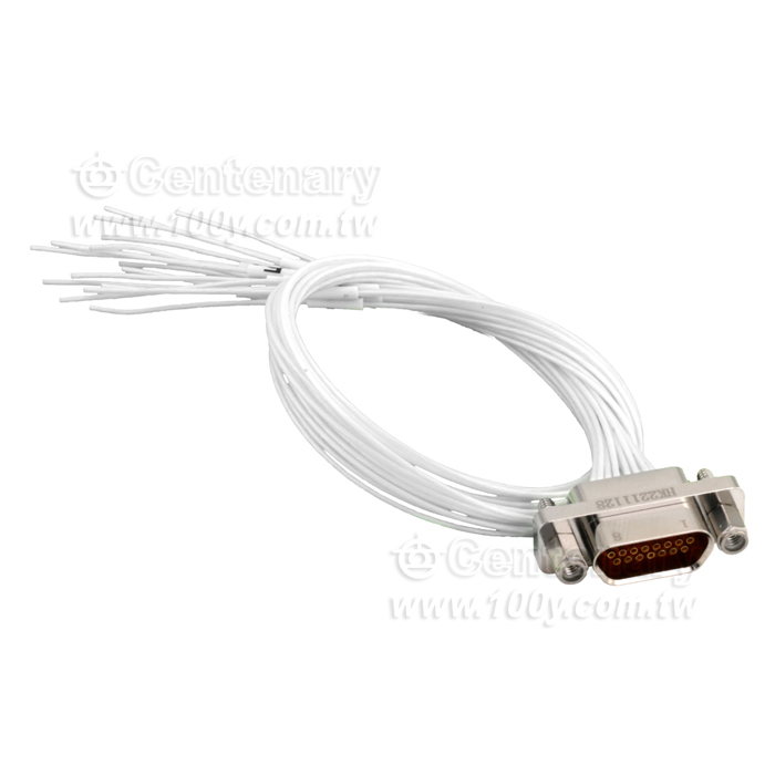 Rectangular connector 74 core socket line length 20cm - 147566 Product Image