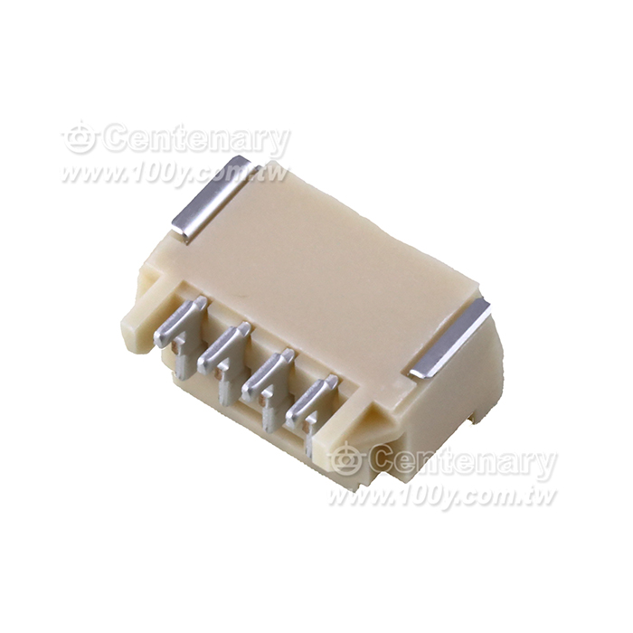 WTB Hdr Singl Row RA 4Ckt Natural Tin - 147925 Product Image