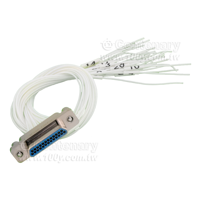 Rectangular connector 74 core plug wire length 20cm - 147577 Product Image