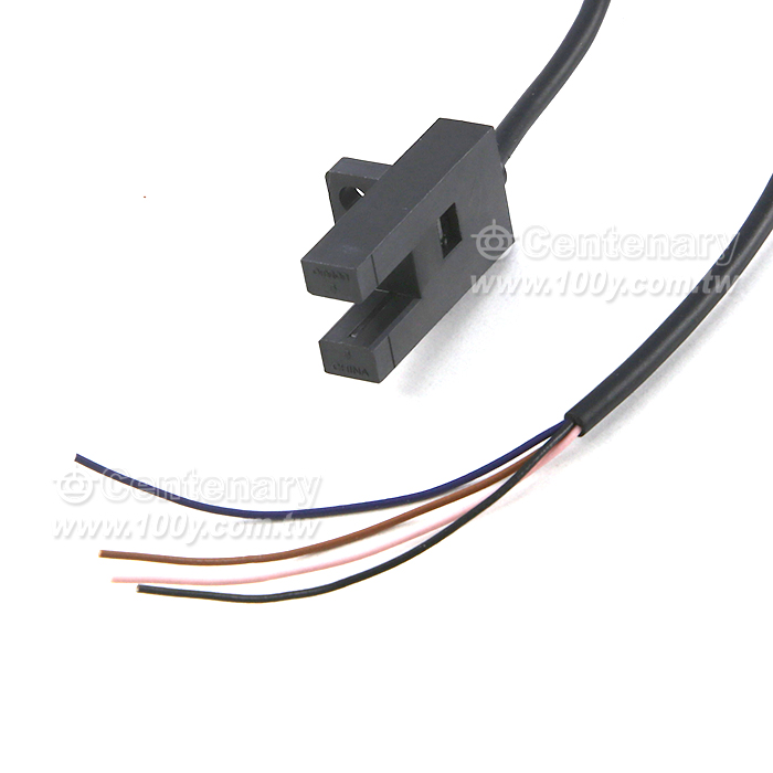 光遮斷器 NPN溝寬5mm  帶線1m - 148956 產品圖片