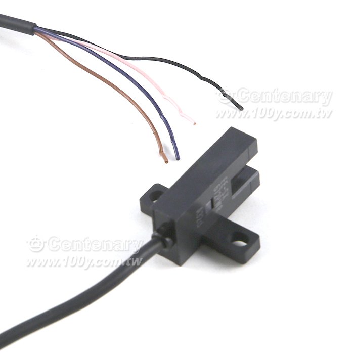光遮斷器 PNP溝寬5mm  帶線1m - 148958 產品圖片