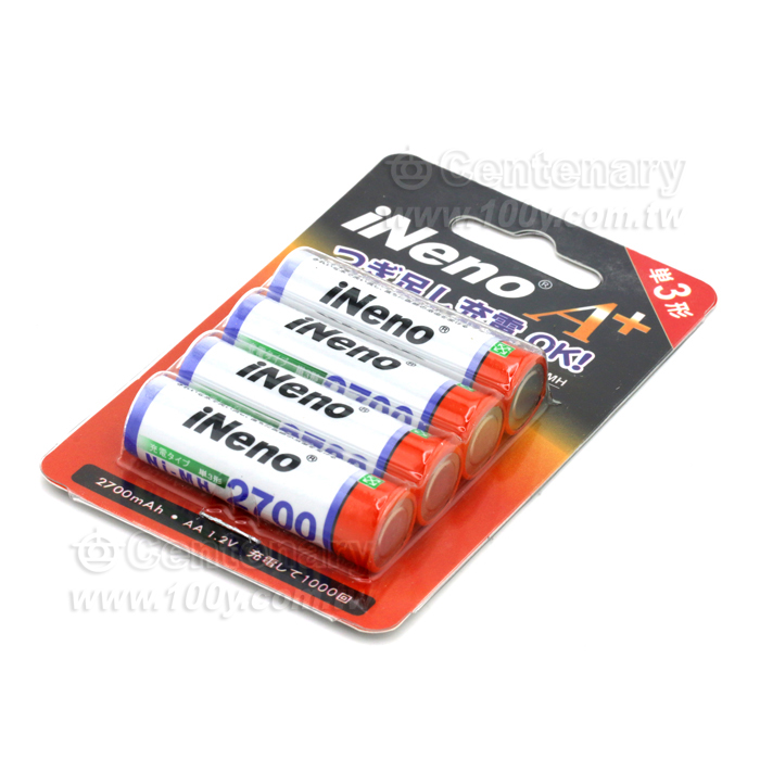 3號鎳氫充電電池 1.2V/2700mAh  - 132153 產品圖片