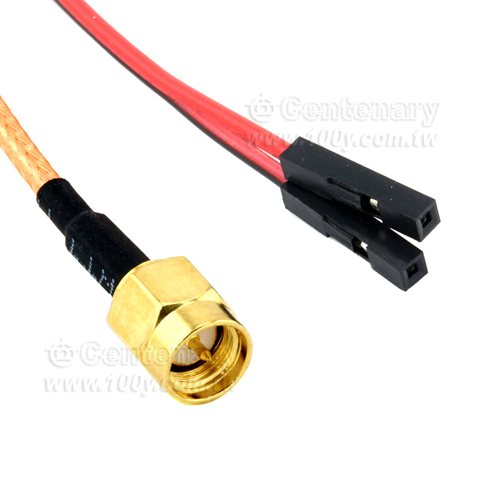 RG316-SMA male head (inner screw needle) turning Dupont wire female head wire - 147977 Product Image