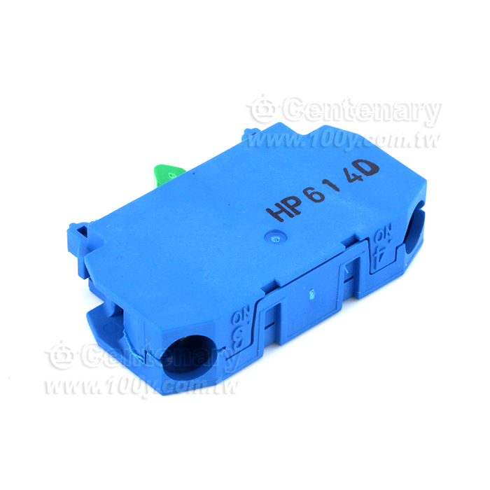 Emergency stop auxiliary button switch contact - 148360 Product Image
