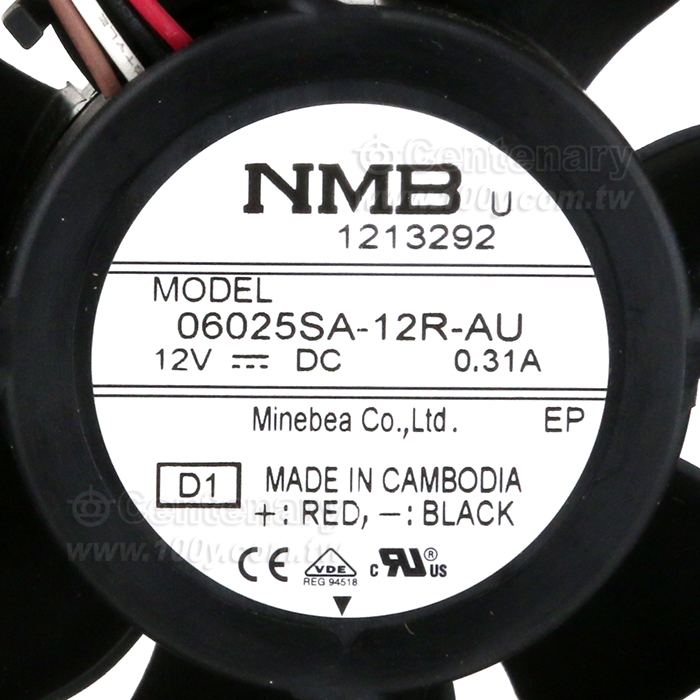 NMB_DC12V 60*60*25mm 4線 0.31A - 146844 產品圖片