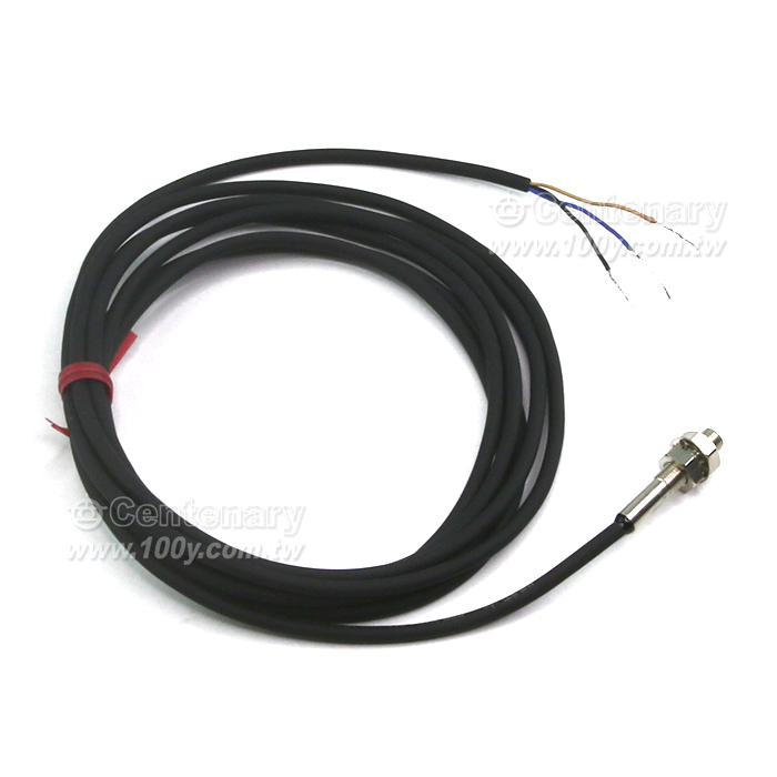 M5微型電感式磁性金屬感應器感測器-PNP NO屏蔽型(平頭) - 144289 產品圖片
