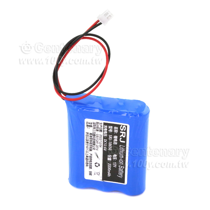 12V 3節18650鋰充電電池組XH2.54 - 148817 產品圖片