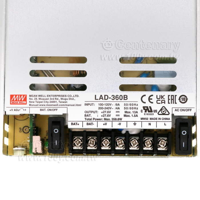 358.8W CH1:27.6V/11.5A/CH2: 27.6V/1.5A - 92957 產品圖片
