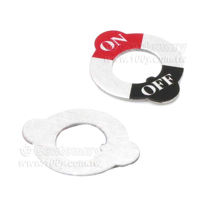 Nameplate ON/OFF  (For: #55868 1MS131B1E0M1Q5) - 92964 Product Image