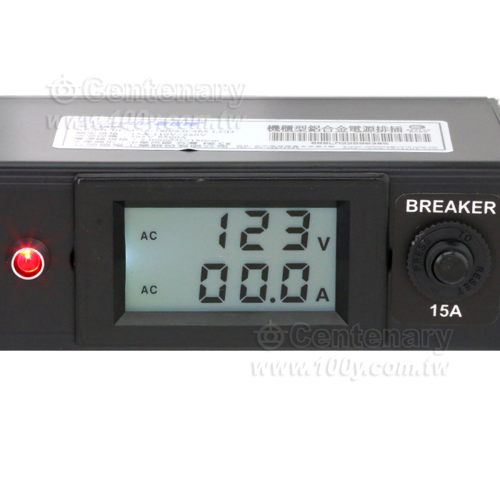 20A機櫃專用110/220V 鋁合金防突波電源分配插座/延長線 180cm - 149794 產品圖片