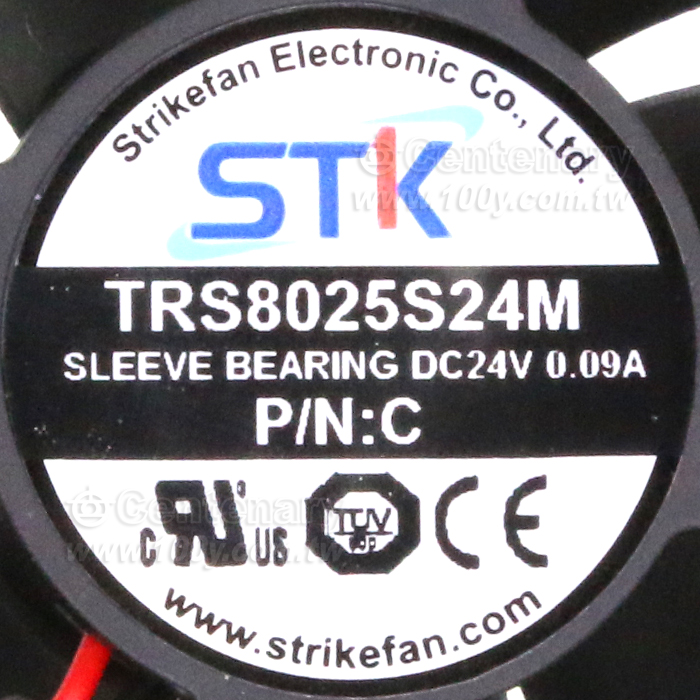 帶線式風扇 DC24V 80*80*25mm - 148281 產品圖片