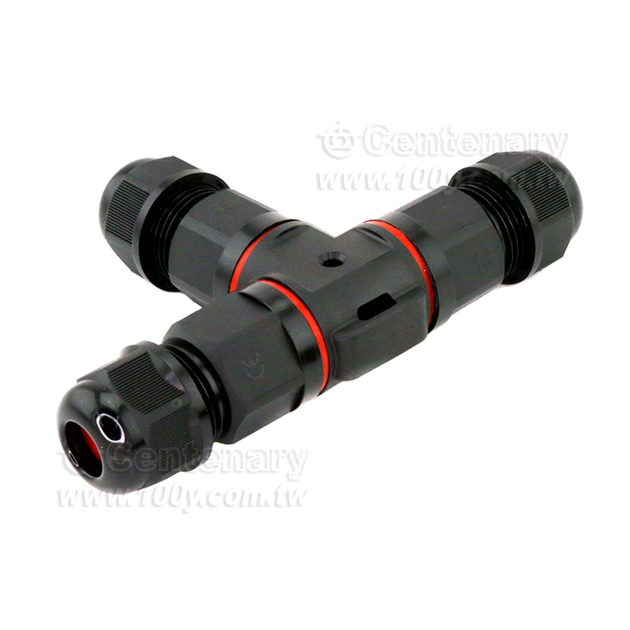 Waterproof connector - T - 2-core - 150172 Product Image