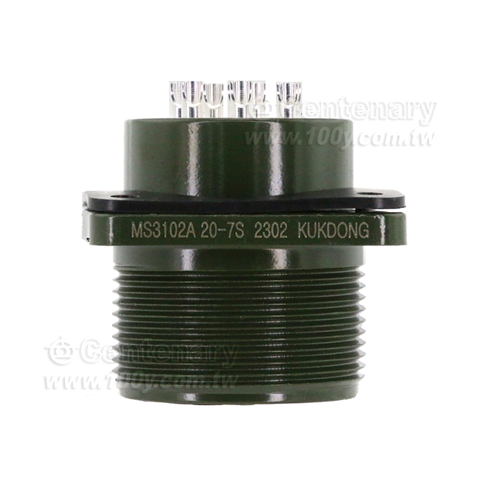 8P Box Mount Receptacle - 44665 Product Image