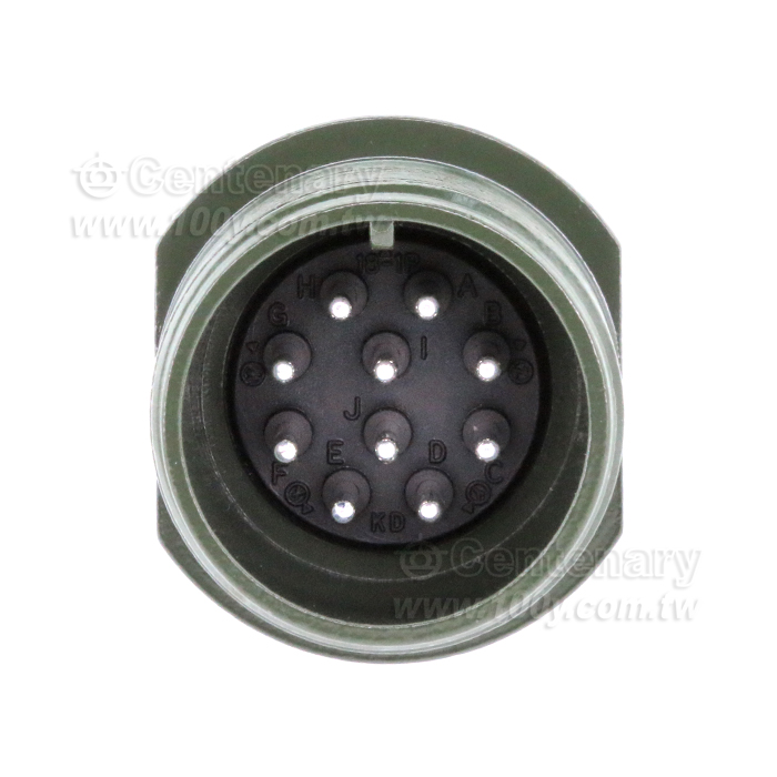 10P公端連線接頭 200Vac(B,C,F,G=500Vac) - 73005 產品圖片