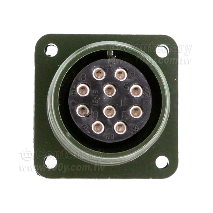 10P Box Mount Receptacle - 31618 Product Image