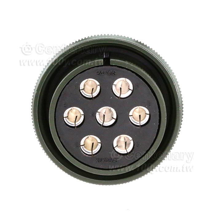 7P母端直管接頭 60A 500Vac - 41390 產品圖片
