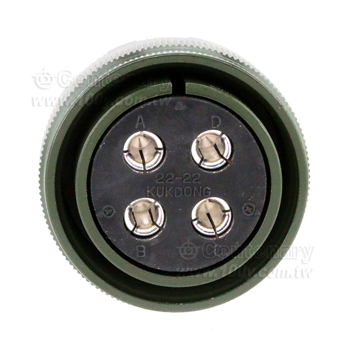 4P母端直管接頭 60A 500Vac - 32810 產品圖片