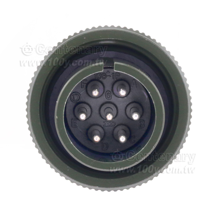 7P公端直管接頭 20VA 500Vac - 57294 產品圖片