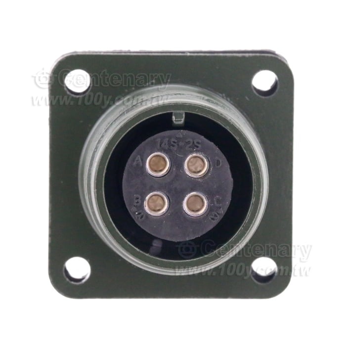 4P母端械外插座20A 200Vac - 31617 產品圖片