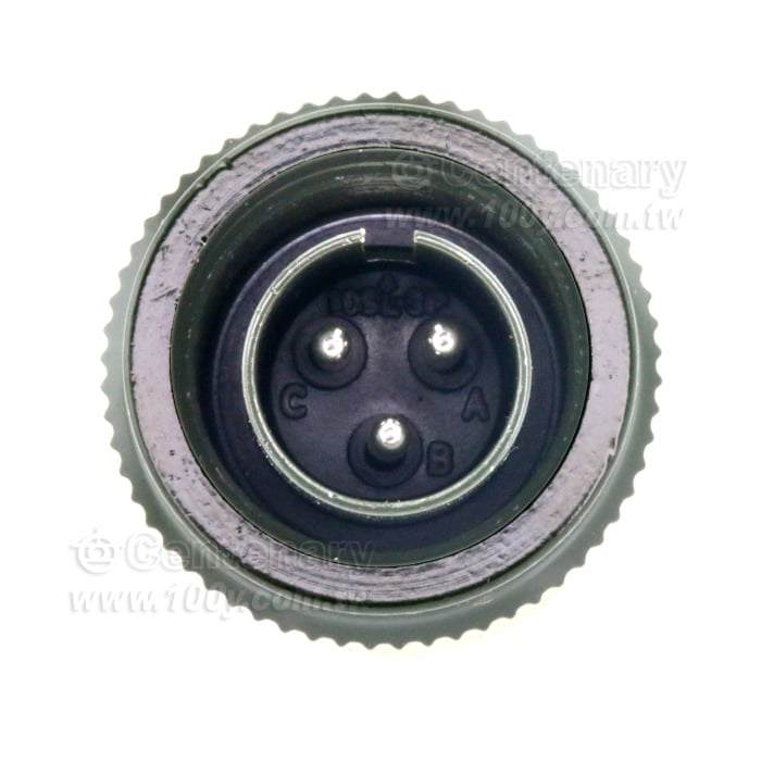 3P公端直管接頭 20A 500V - 33897 產品圖片