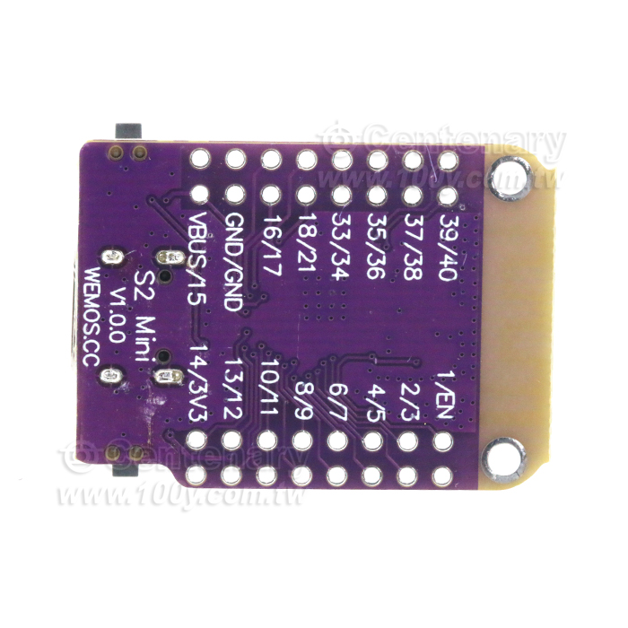 ESP32-S2 WIFI開發板 帶PSRAM 34.3*25.5MM - 150932 產品圖片