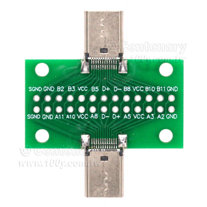 TYPE-C female to female head test board - 151095 Product Image