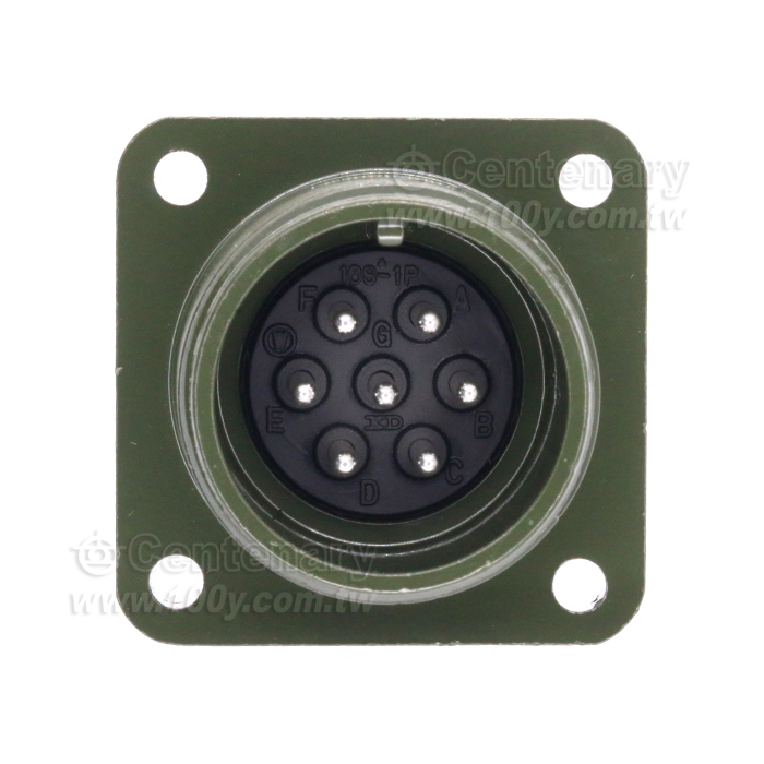 7P公端械外插座13A~20A 500Vac - 58979 產品圖片