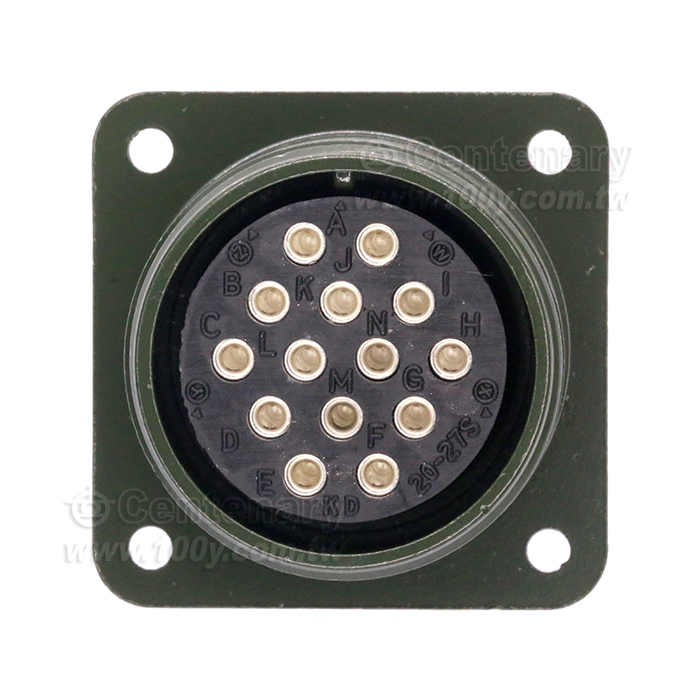 14P母端械外插座13A~20A 500Vac - 57556 產品圖片