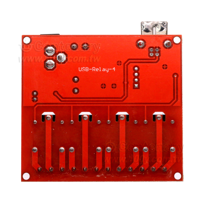 24V免驅 USB/PC控制開關 4路繼電器模塊 - 136172 產品圖片